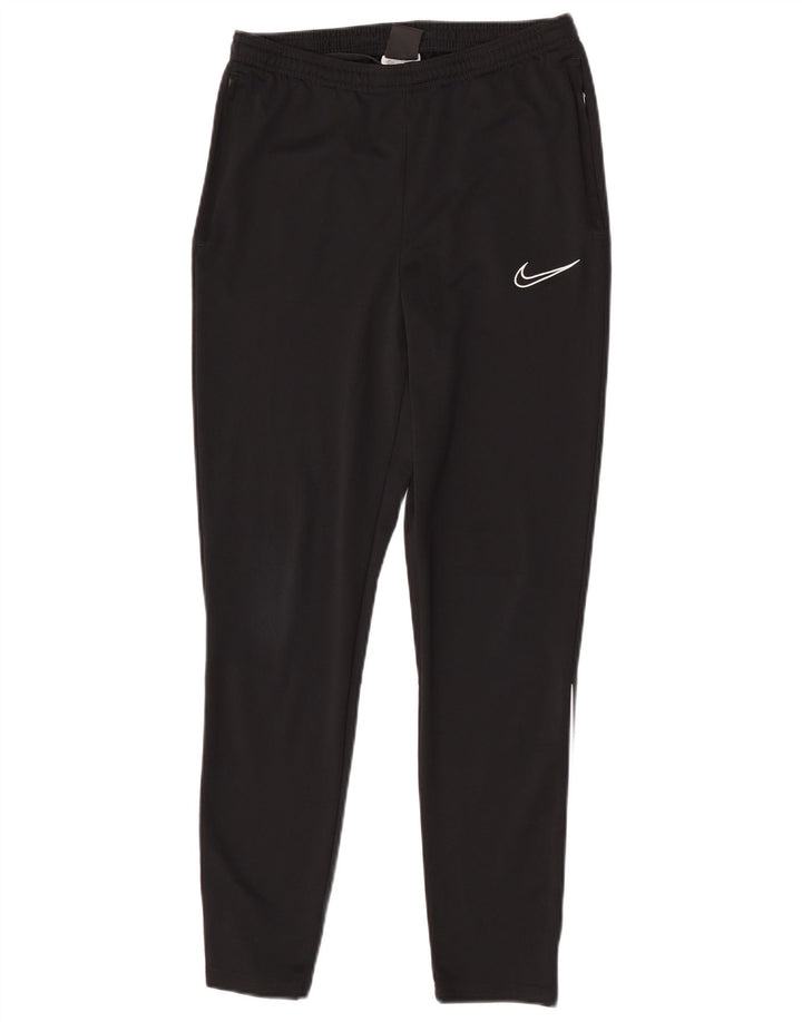 Męskie spodnie dresowe Nike Dri Fit, małe, czarne, poliestrowe