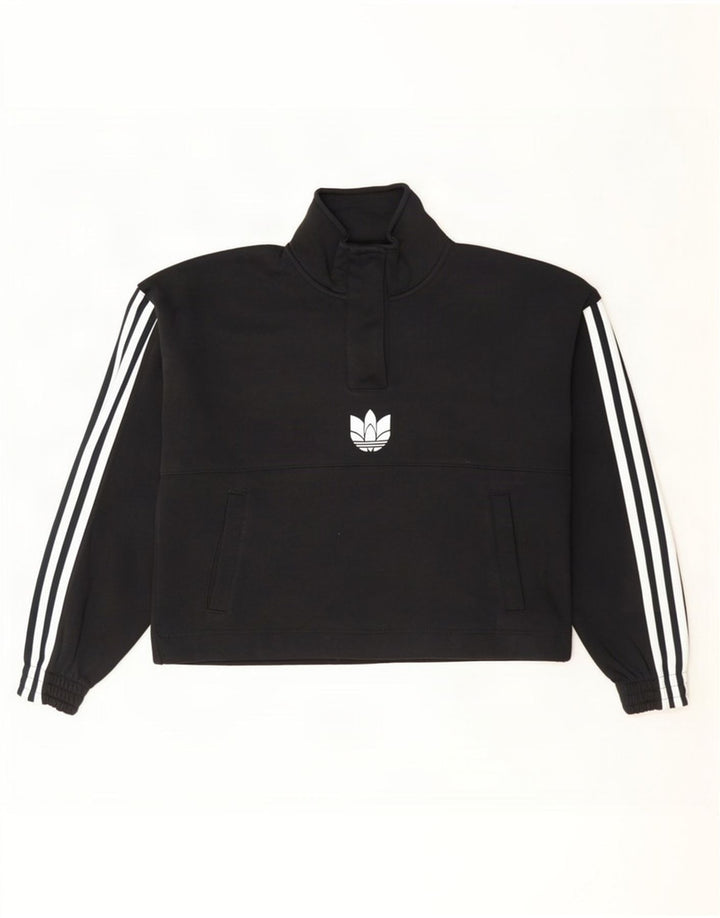 Damska bluza Adidas Oversized Crop Neck Sweter UK 8 Small Black