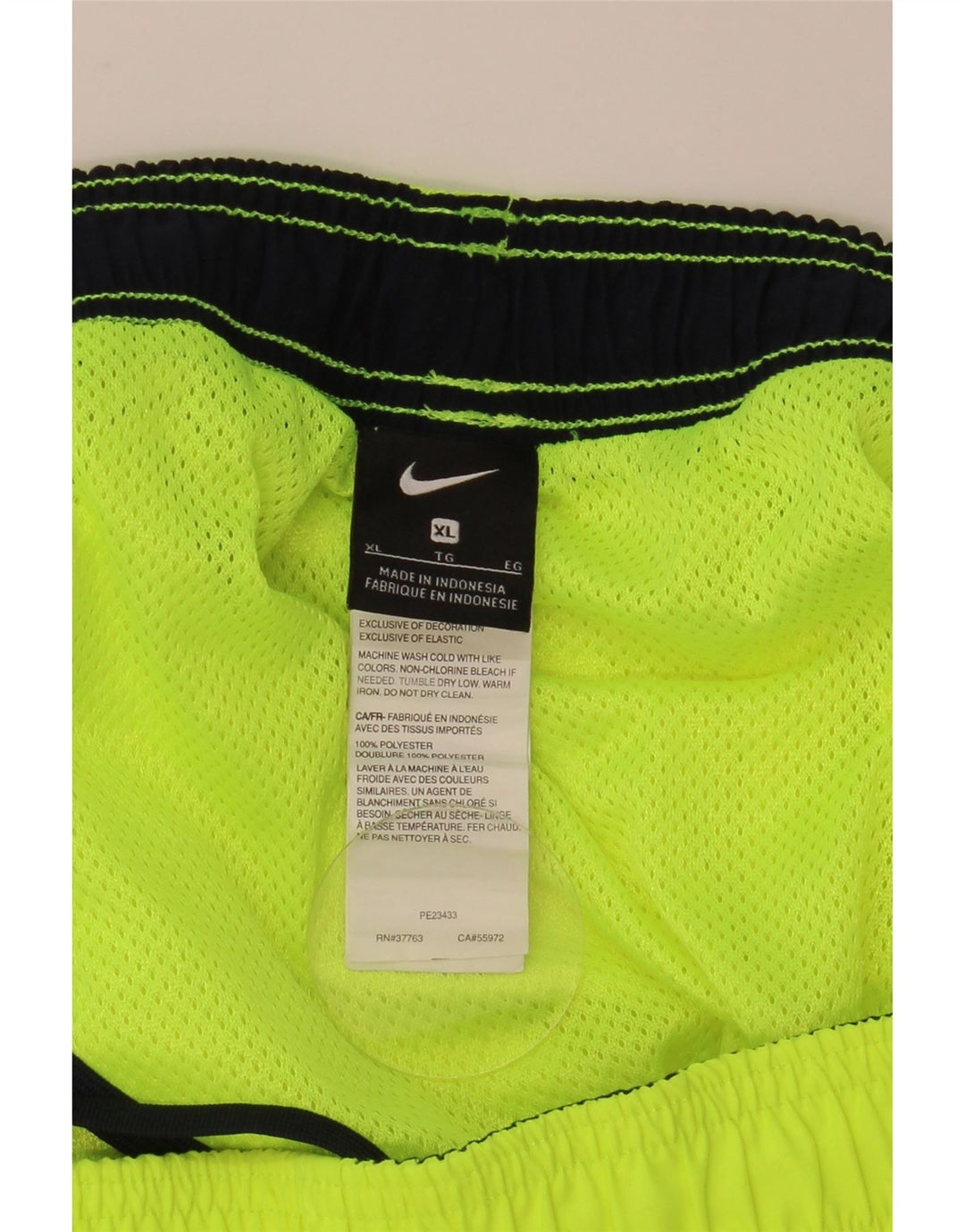 Męskie spodenki sportowe Nike XL, zielone, poliestrowe