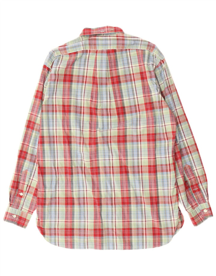 Koszula męska RALPH LAUREN, bawełniana w średnią zieloną kratkę