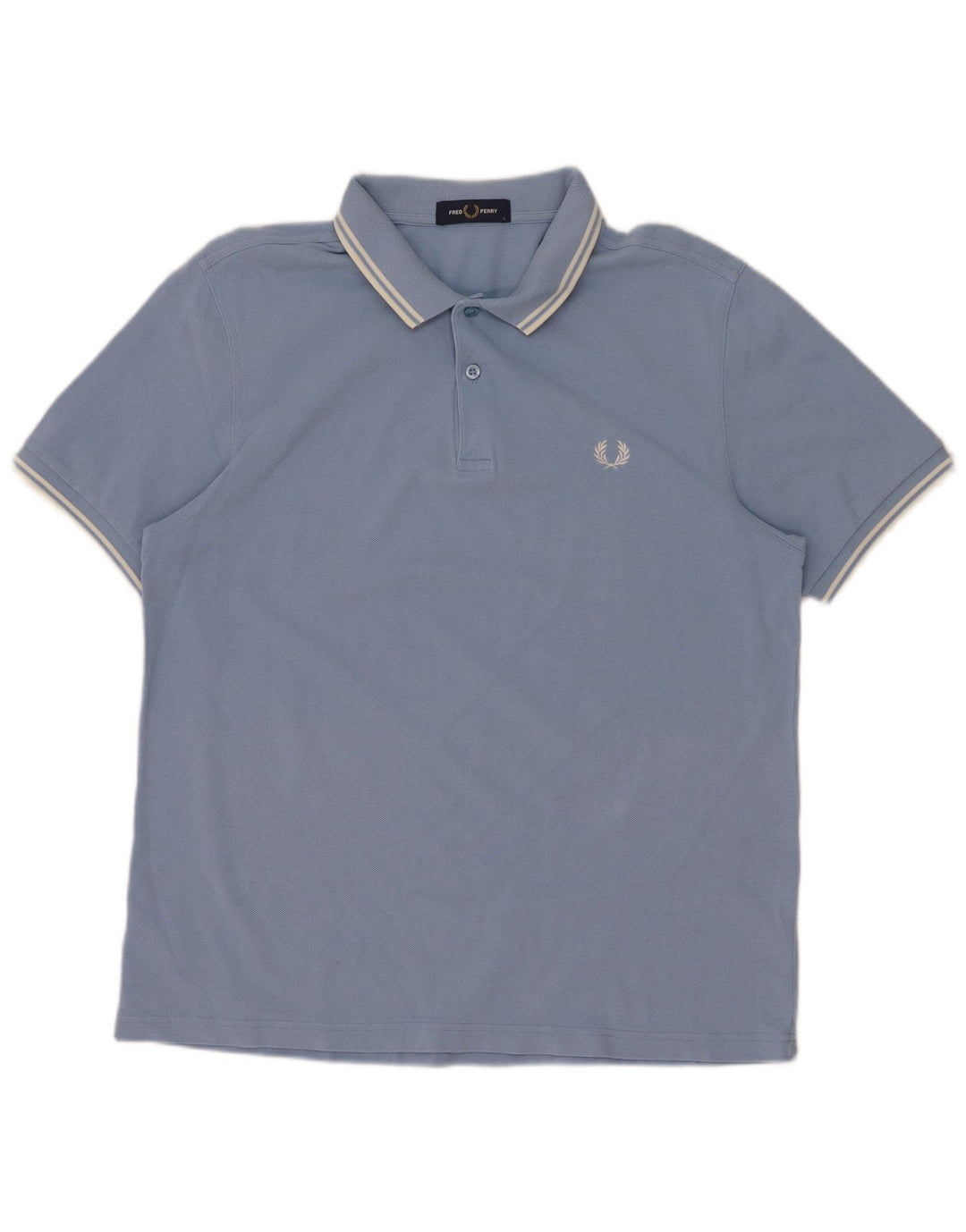 Męska koszulka polo Fred Perry, duża, niebieska, bawełniana w paski