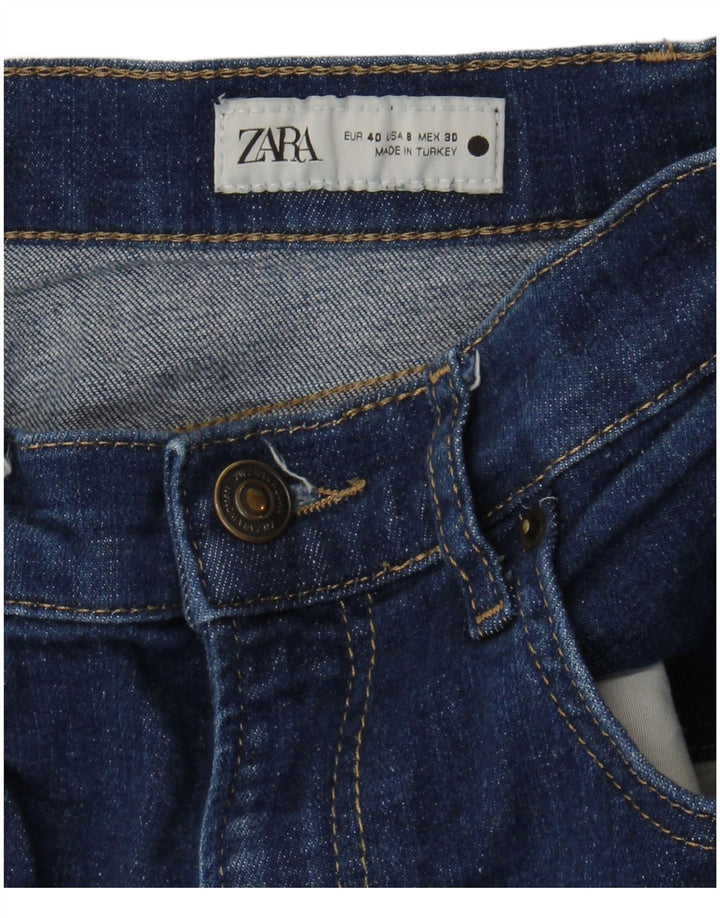 Krótkie jeansy damskie Zara EU 40 Medium W30 L25 Niebieskie