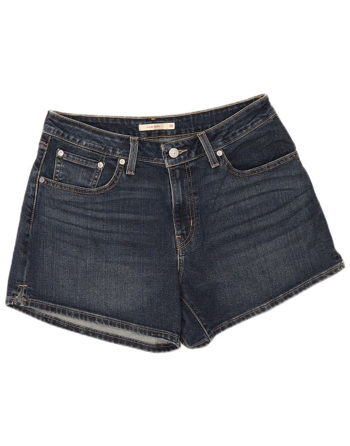 Damskie spodenki jeansowe Levi's W30 Średni niebieski, bawełniany