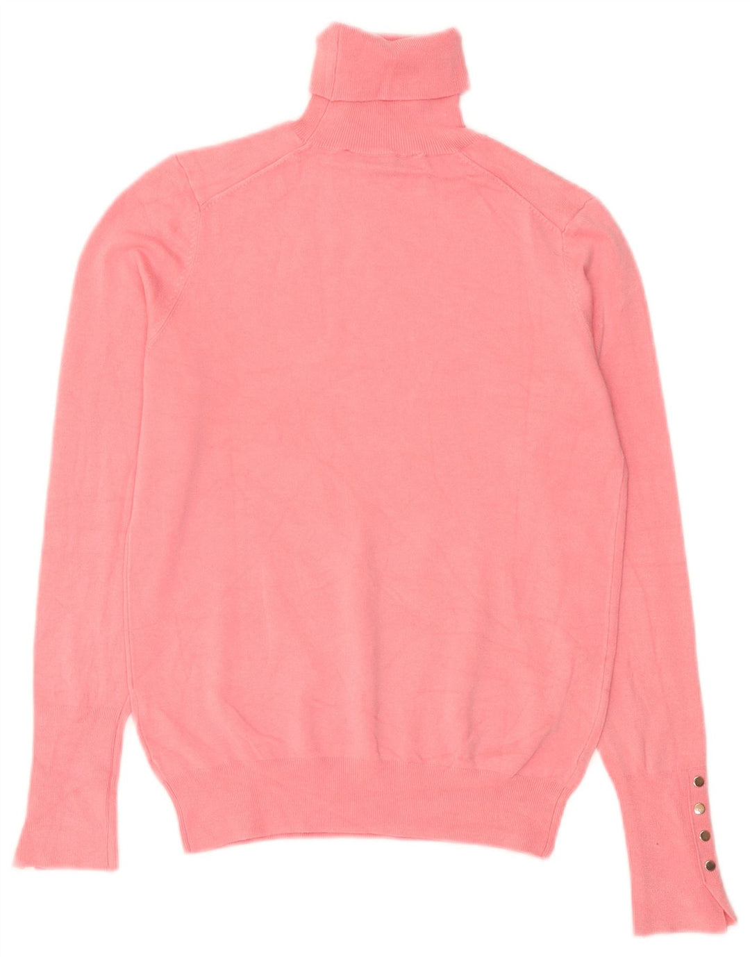 Sweter damski Zara z wywijanym dekoltem UK 10, mały, różowy