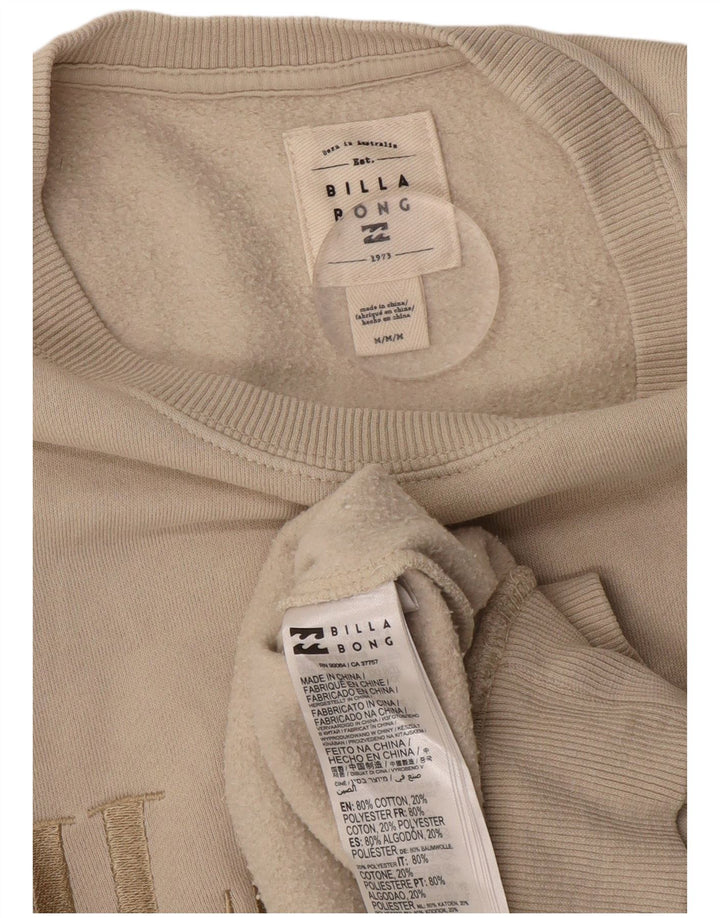 Damska bluza oversize Billabong UK 12, średnia, biała bawełna