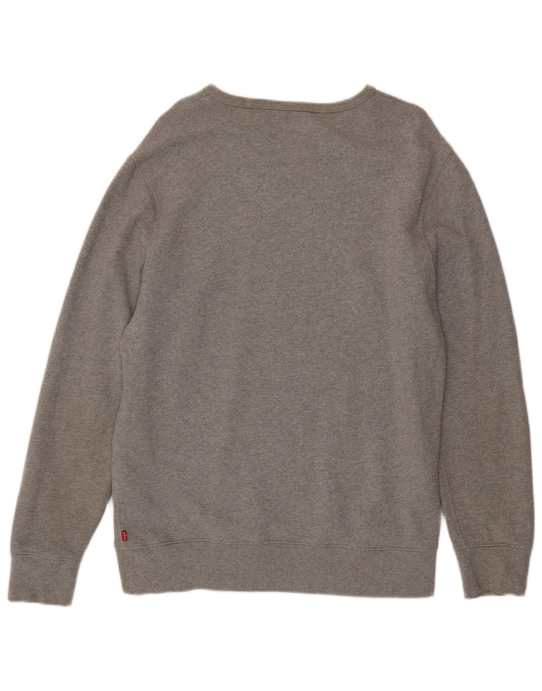 Męska bluza Levi's z grafiką, duża, szara, nakrapiana bawełna