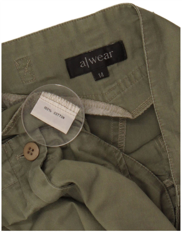 Spódnica damska Awear US 14 XL W33 Zielona bawełna