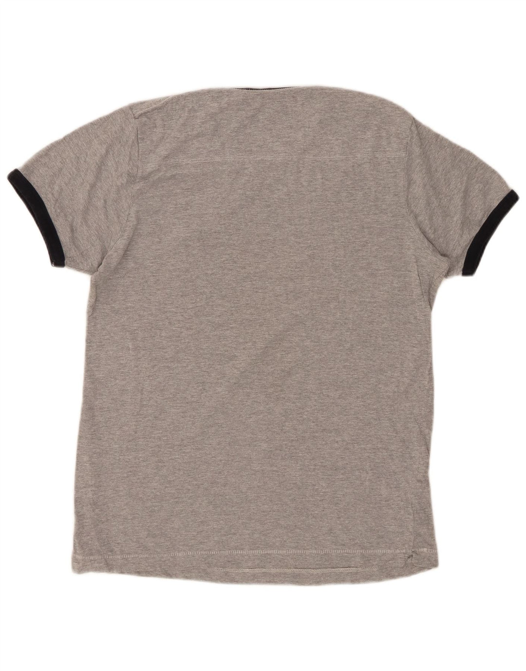 T-shirt męski FRENCH CONNECTION Top średnioszary, bawełniany