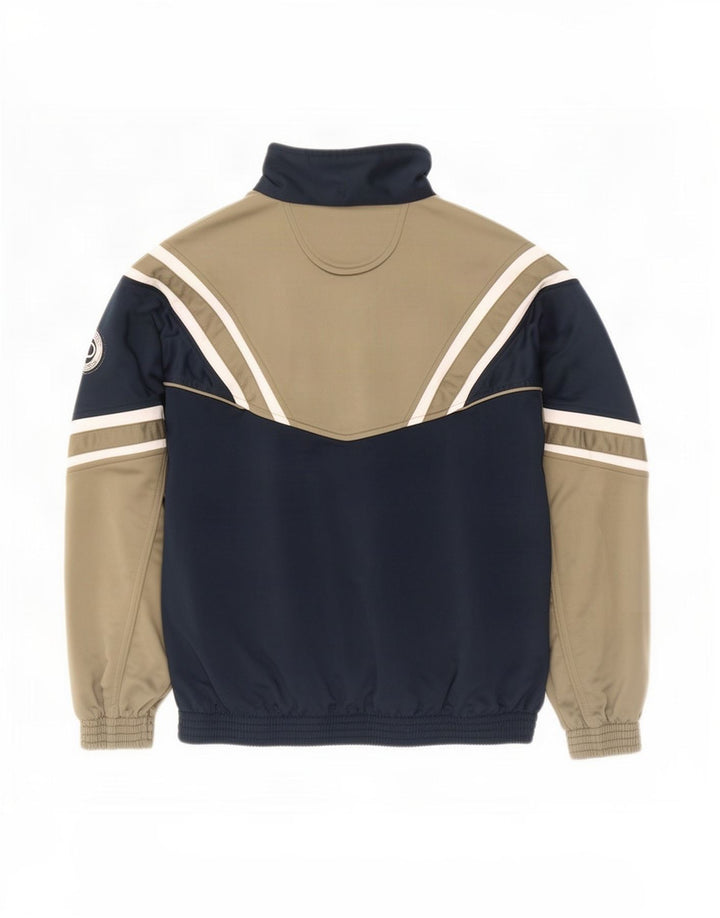 Męska kurtka dresowa Champion, średni granatowy, poliester z blokami kolorów