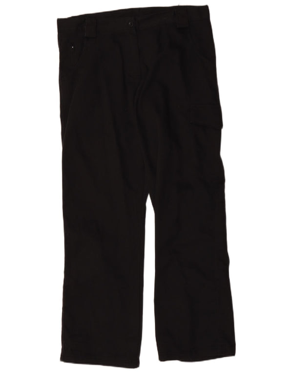 Spodnie damskie Dickies Straight Cargo UK 12 Medium W36 L31 Czarny poliester