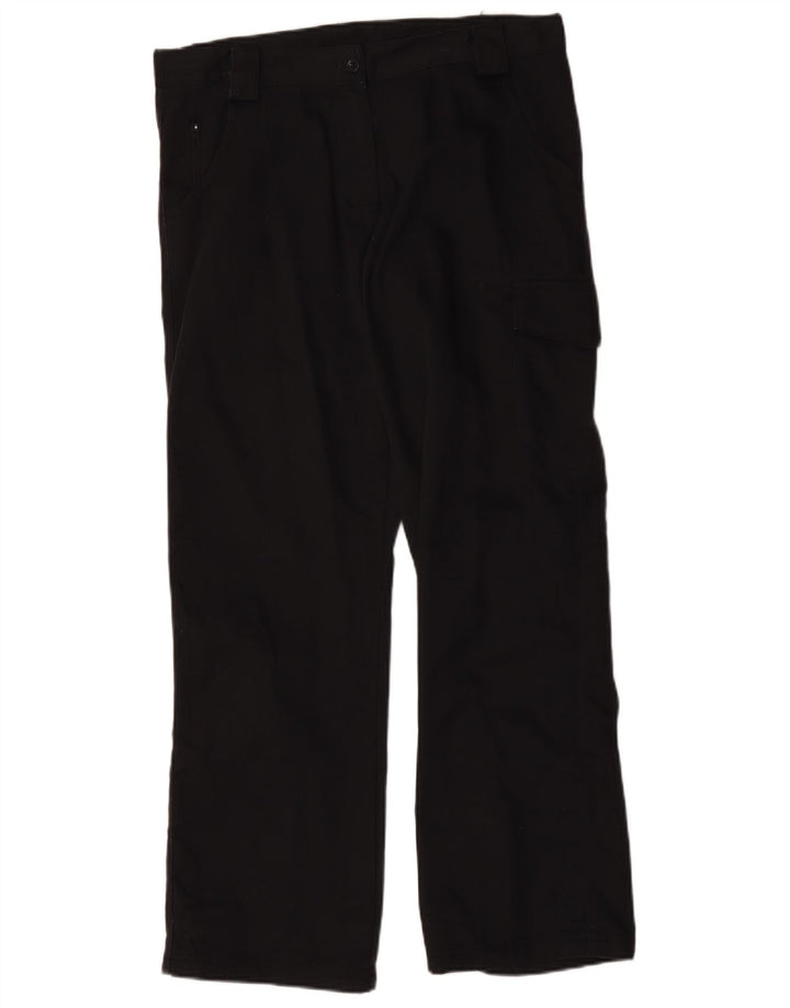 Spodnie damskie Dickies Straight Cargo UK 12 Medium W36 L31 Czarny poliester