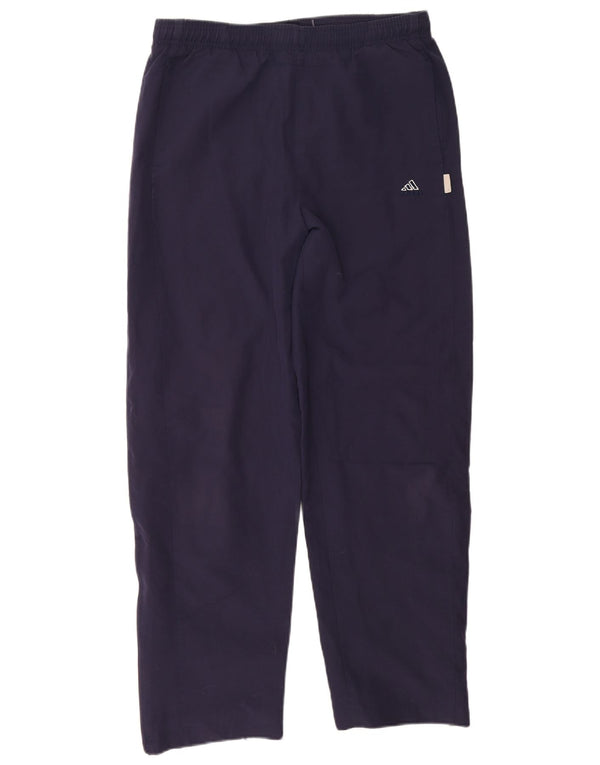 Damskie spodnie dresowe Adidas UK 12 Średni granatowy poliester