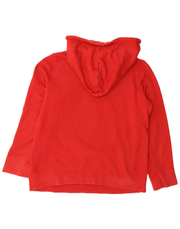 Damska bluza z kapturem Adidas Graphic Oversized UK 10 Small Red Cotton