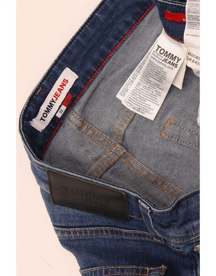 Męskie jeansy slim fit Tommy Hilfiger W32 L32 Niebieskie bawełniane