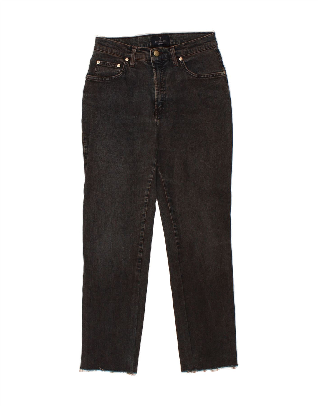 TRUSSARDI Womens Slim Jeans W26 L27  Blue Vintage Trussardi and Second-Hand Trussardi from Messina Hembry 