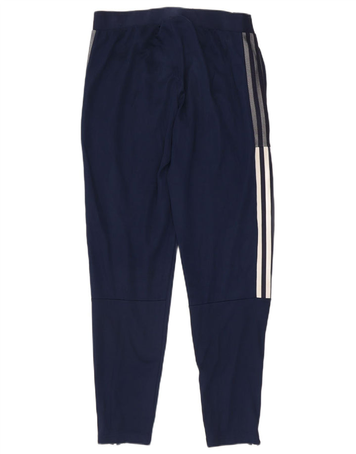 Męskie spodnie dresowe Adidas Primegreen, średni granatowy poliester
