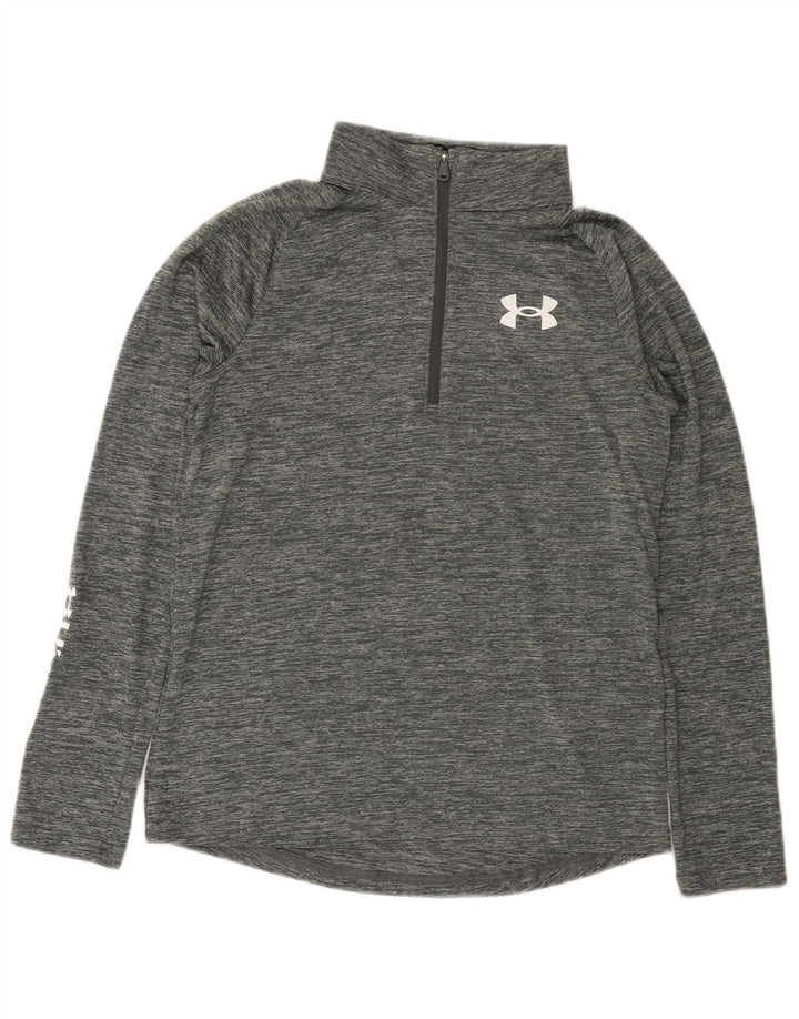 Dziewczęcy dres z grafiką Under Armour na 11-12 lat, duży, szary