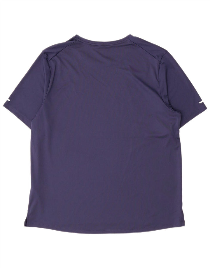 Męski T-shirt z grafiką Nike, duży, granatowy, poliester