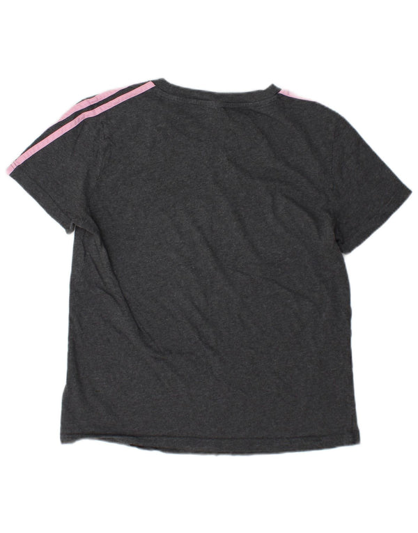Damska koszulka Adidas Top UK 16/18, duża, szara bawełna
