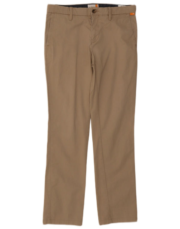 Męskie spodnie cargo Timberland Slim Fit W30 L30 Beżowa bawełna
