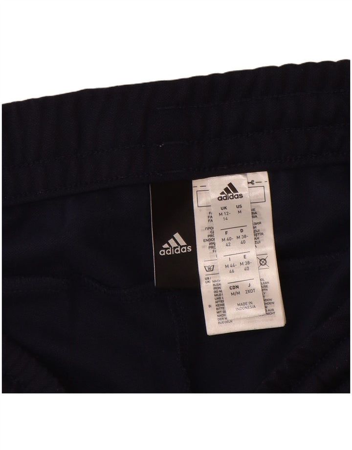 Damskie spodnie dresowe Adidas UK 12/14 Średni granatowy poliester