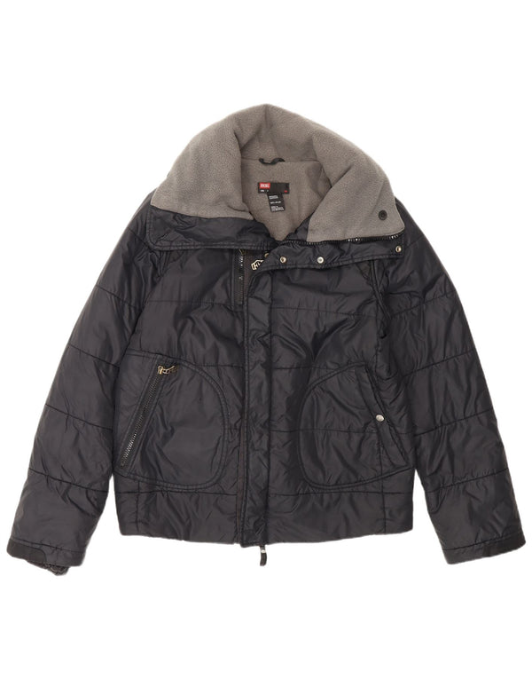 Męska ocieplana kurtka Diesel UK 36 Small Black Nylon