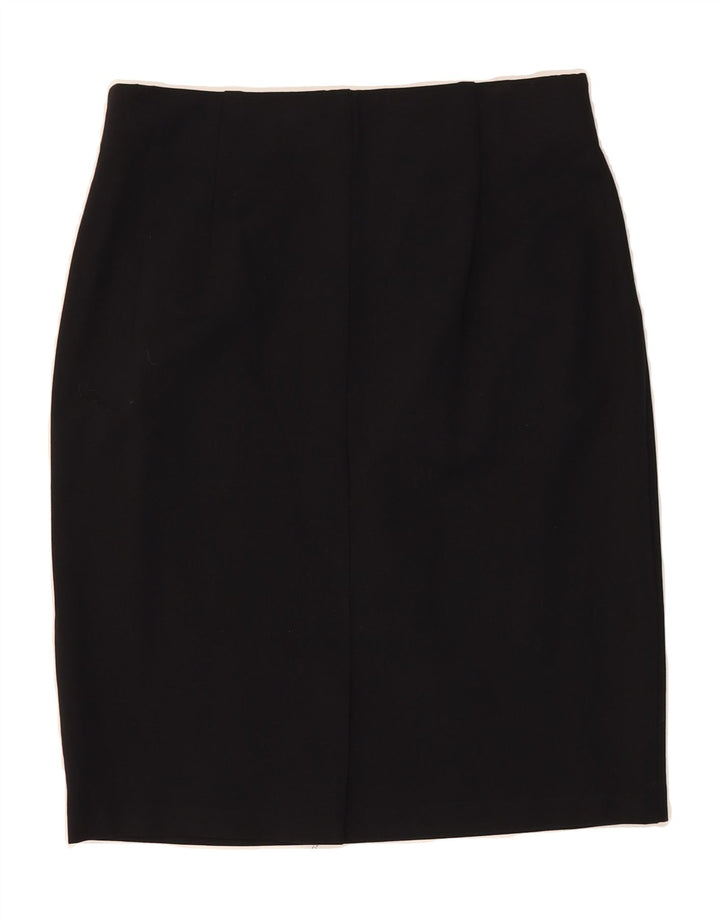 MARKS & SPENCER Womens Pencil Dress UK 14 Medium W30  Black Classic Vintage Marks & Spencer and Second-Hand Marks & Spencer from Messina Hembry 