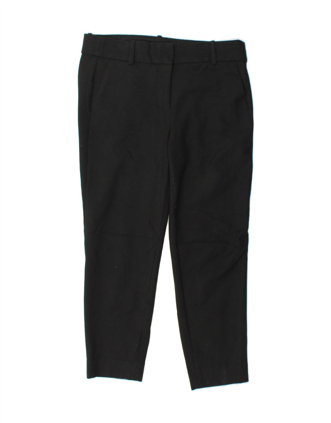 J. CREW Womens Cameron Crop Chino Trousers US 8 Medium W30 L26 Black Vintage J. Crew and Second-Hand J. Crew from Messina Hembry 