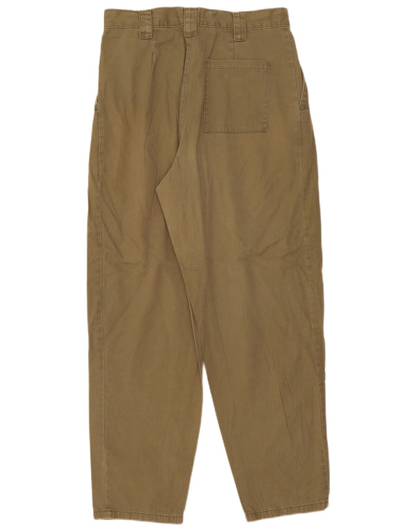 Damskie zwężane spodnie codzienne Topshop UK 12 Medium W30 L29 Bawełna khaki