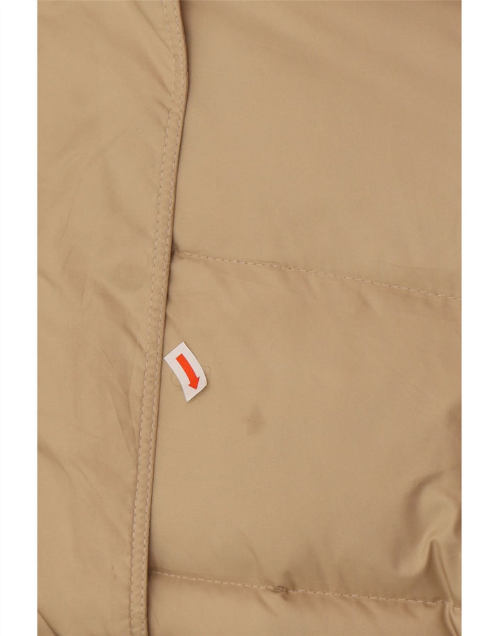 BURBERRY Damski płaszcz z kapturem BRIT UK 12 Średni Beżowy Klasyczny