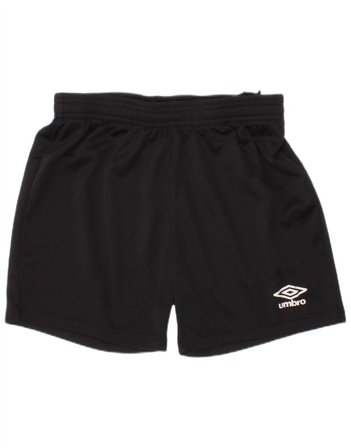 Spodenki sportowe dla chłopców Umbro 9-10 lat, średni czarny poliester