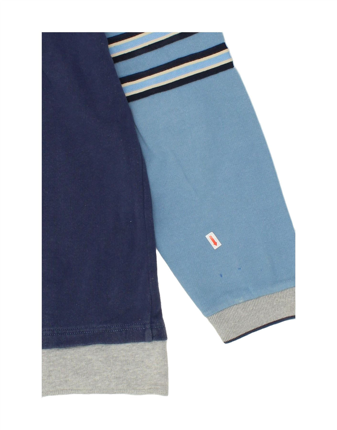 INVICTA Boys Graphic Sweatshirt Jumper 13-14 Years Blue Colourblock Cotton Vintage Invicta and Second-Hand Invicta from Messina Hembry 