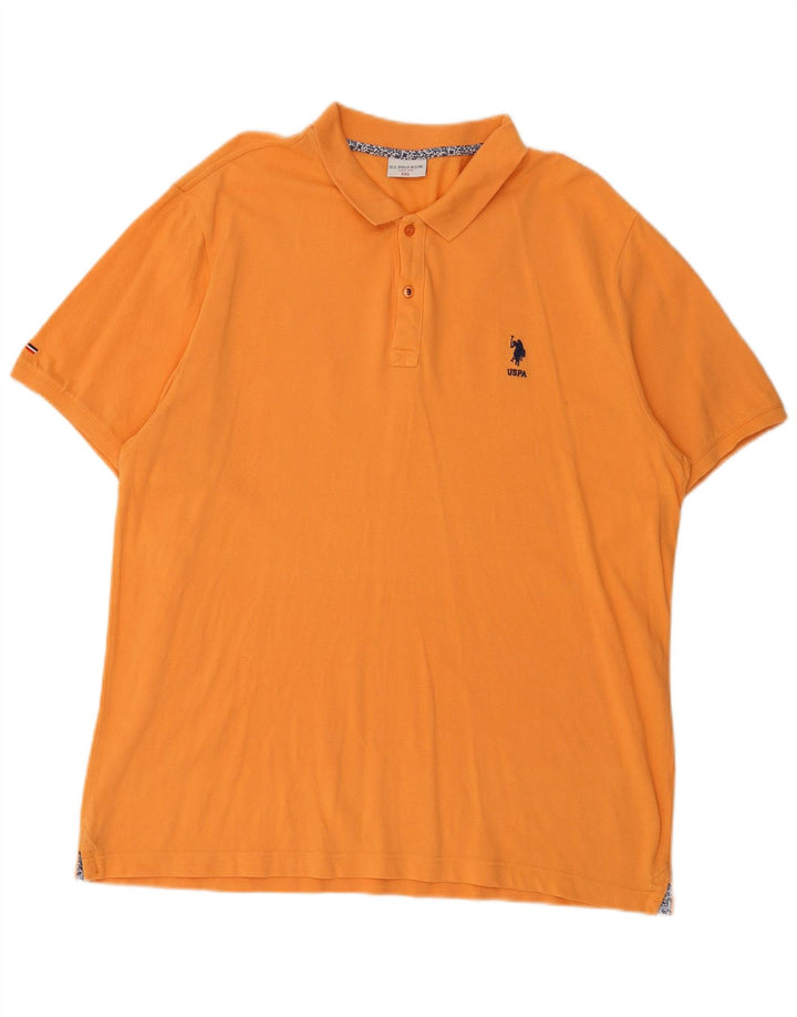 US Polo Assn. Koszula męska 3XL Pomarańczowa