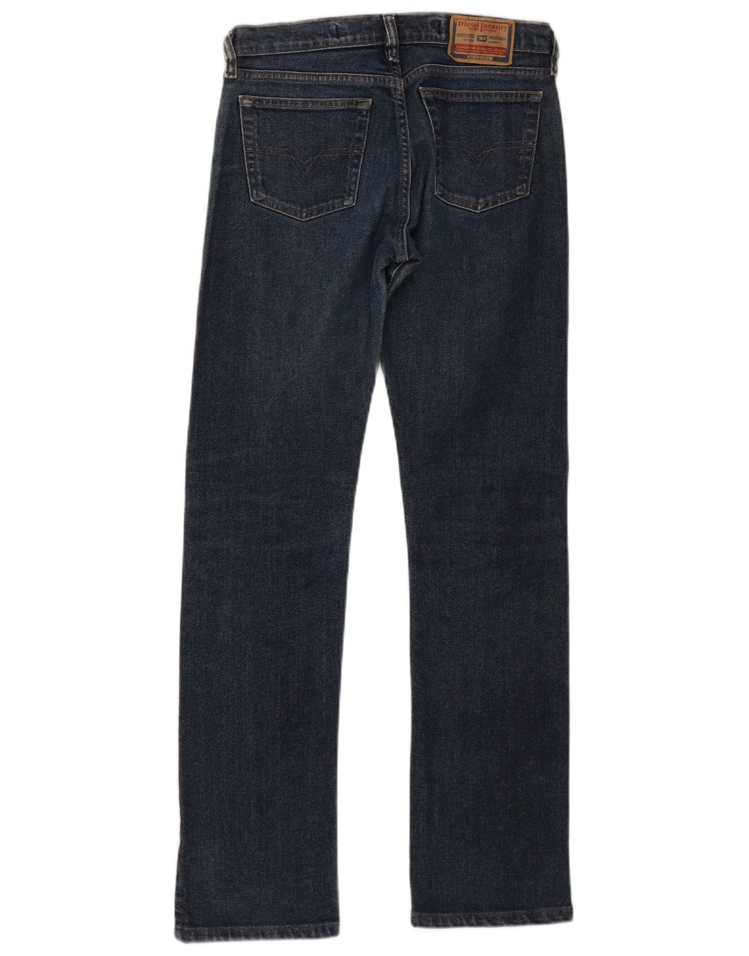 DIESEL Damskie proste dżinsy W27 L30 Granatowa bawełna