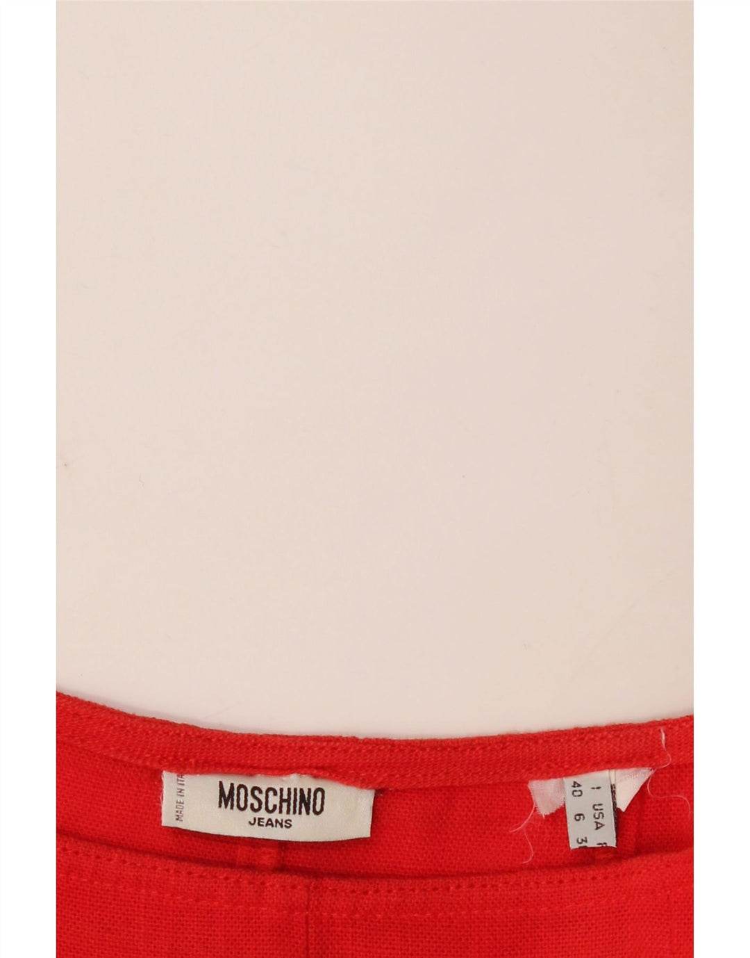 Spódnica damska Moschino IT 40 Small W28 czerwona
