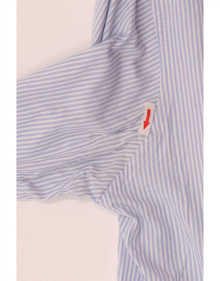 Koszula męska Calvin Klein, rozmiar 15, 1/2, bawełniana w średnie niebieskie paski