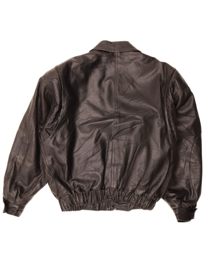 Męska kurtka o luźnym kroju Lavorazione Artigiana IT 48 Średnia czarna