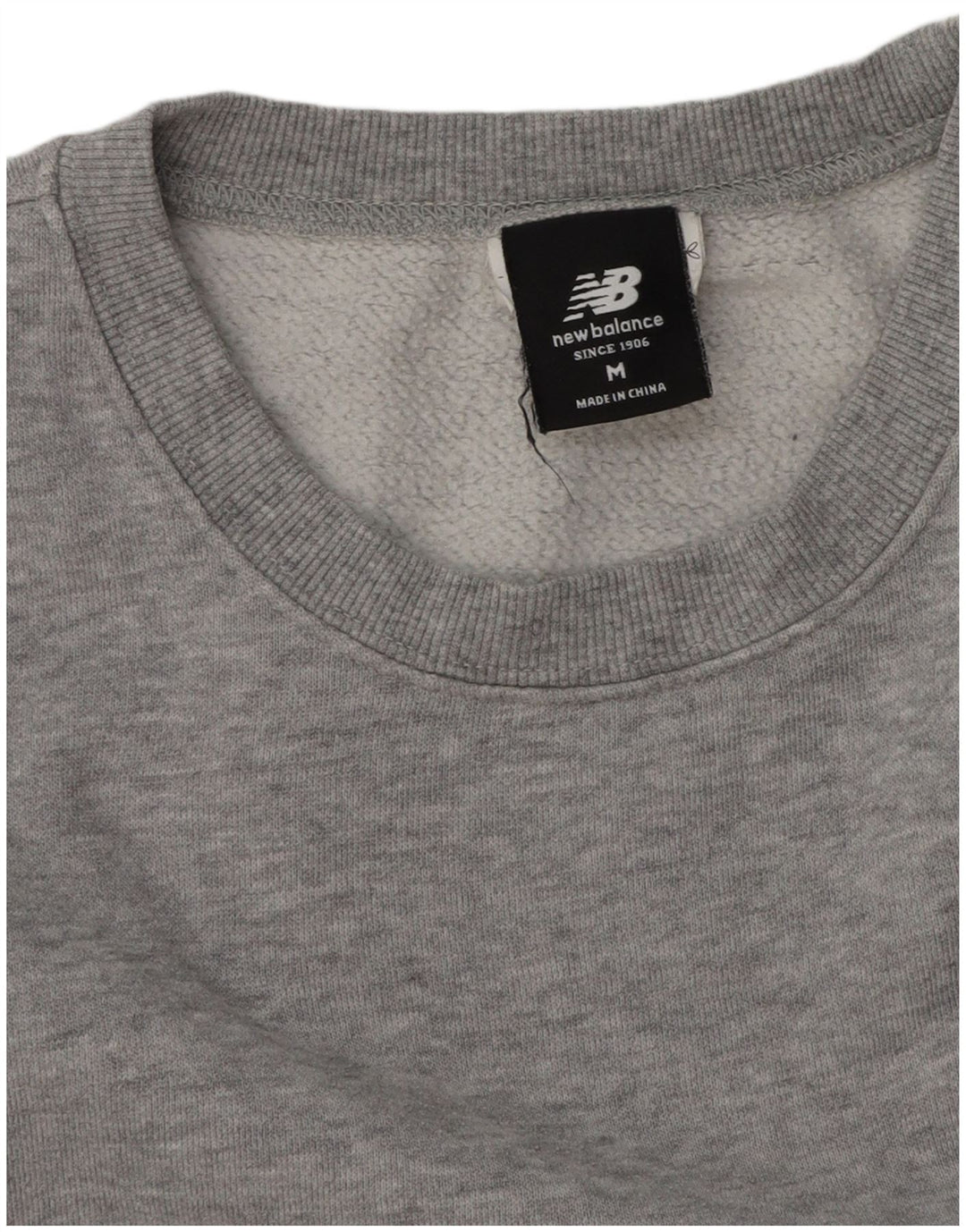 Męska bluza New Balance Sweter Średnioszary, bawełniany nakrapiany