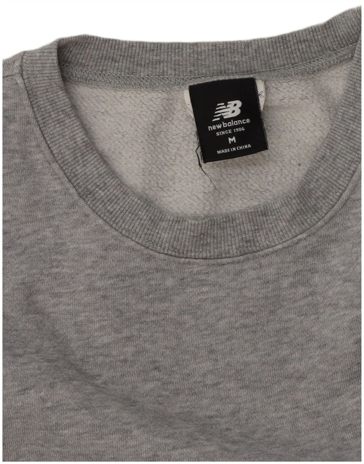 Męska bluza New Balance Sweter Średnioszary, bawełniany nakrapiany