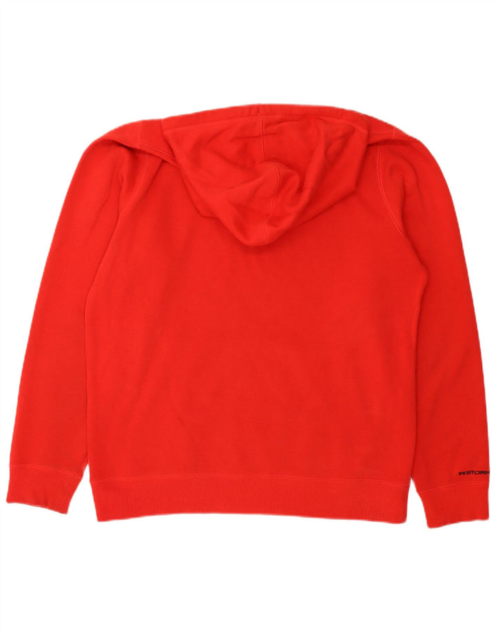 Męski sweter z kapturem UNDER ARMOUR w kolorze średnio czerwonym