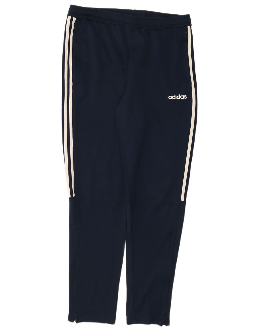 Męskie spodnie dresowe Adidas Climalite, duże, granatowe, z poliestru