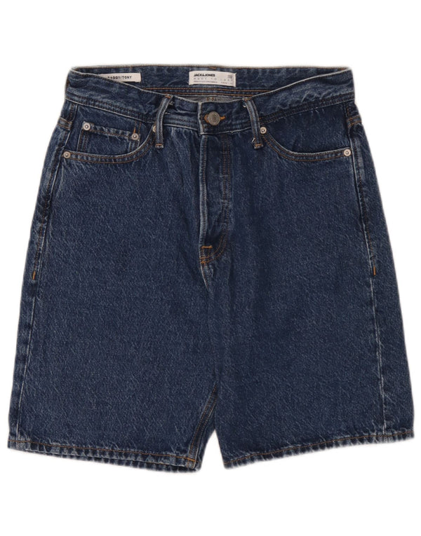 Męskie spodenki jeansowe Baggy Jack & Jones XS W26, niebieskie, bawełniane