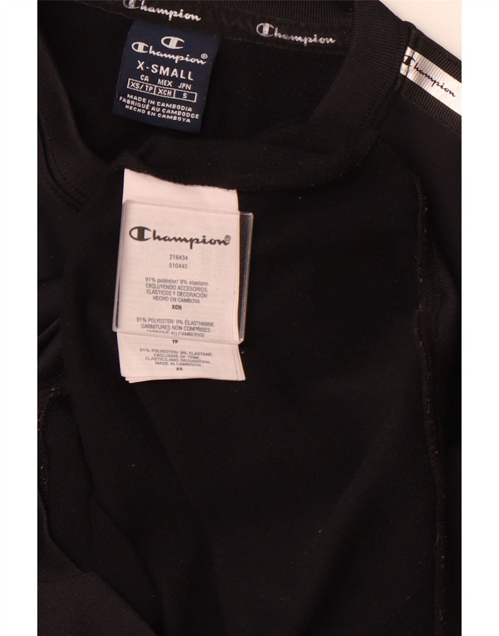 Męska bluza z grafiką CHAMPION, sweter XS, granatowy, poliester