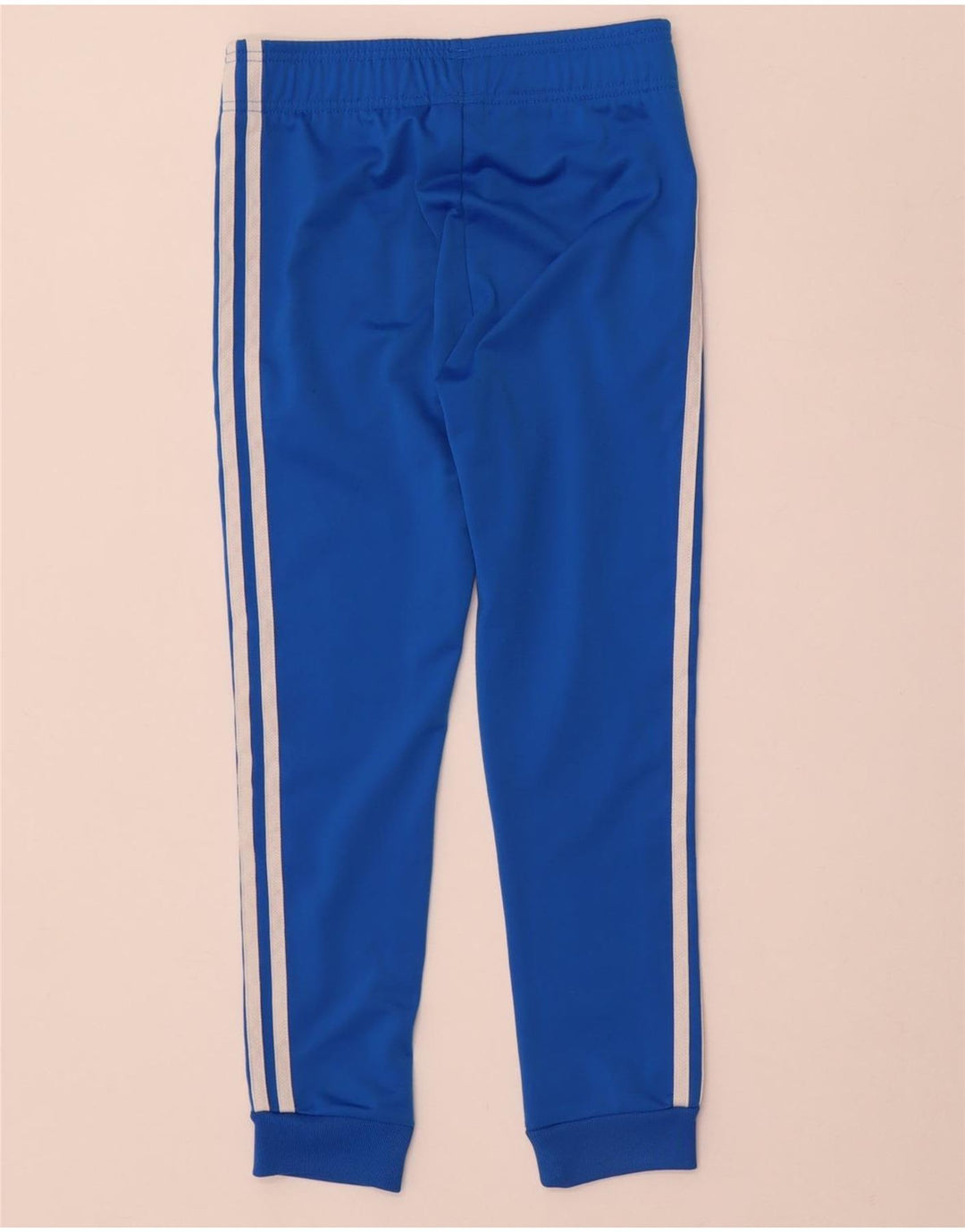 Adidas Chłopięce Spodnie Dresowe Joggery 9-10 Lat Niebieski Poliester