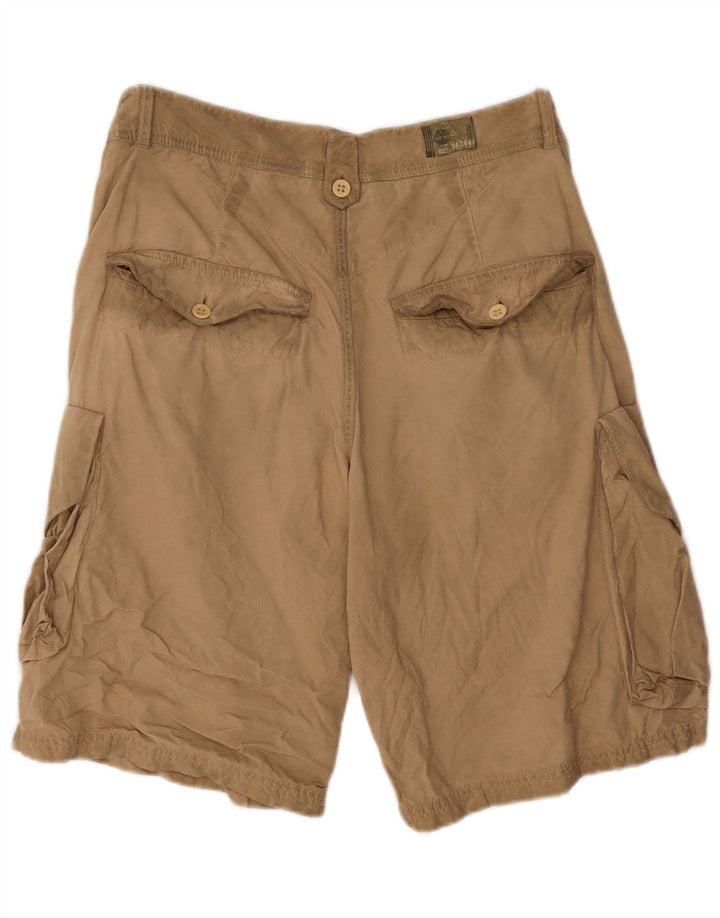 Męskie spodenki cargo Timberland W34, duże, beżowe, bawełniane