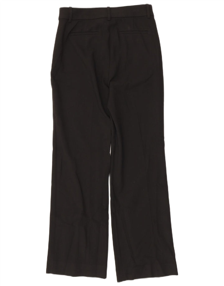 Damskie proste spodnie chino J. CREW US 6 Medium W30 L31 Czarny poliester