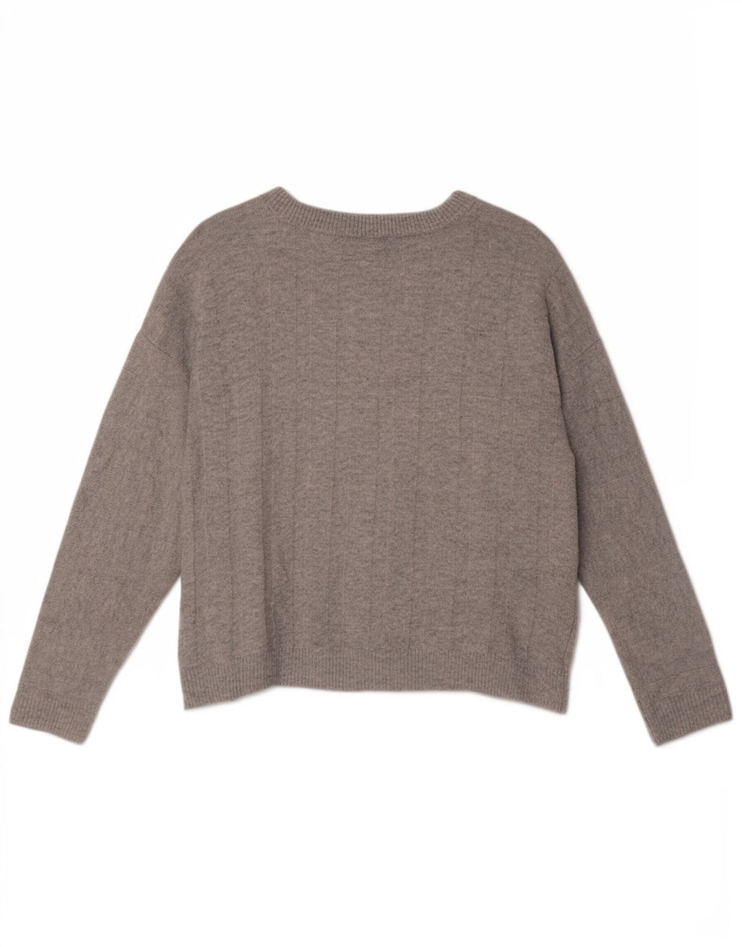 Marks & Spencer Damski sweter oversize z dekoltem w łódkę, UK 10, mały, szary