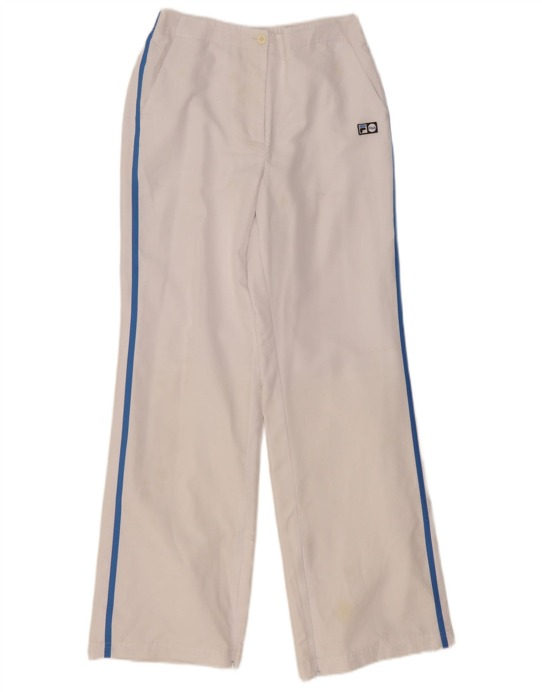 Damskie proste spodnie chino FILA IT 44 Medium W30 L31 Biały poliester