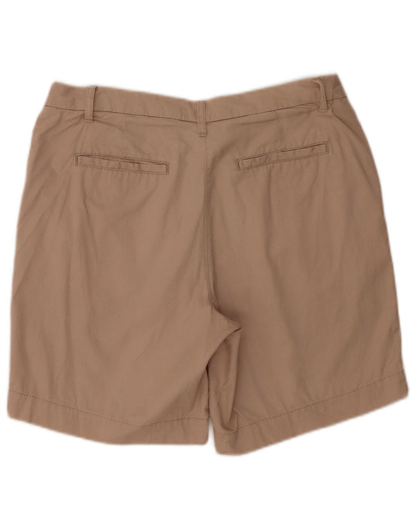 Marks & Spencer Damskie spodenki Chino UK 12 Medium W32 Beżowa bawełna