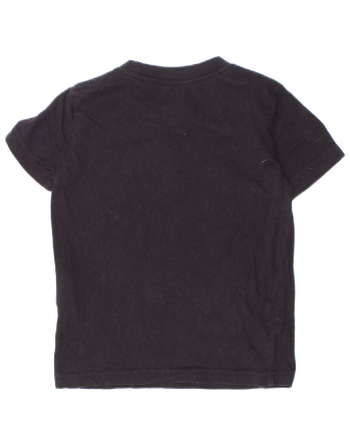 Chłopięcy T-shirt z grafiką Levi's, 3-4 lata, czarna bawełna